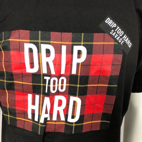 FLYING HORSE Drip Too Hard T-Shirt Sz L - Picture 2 of 8